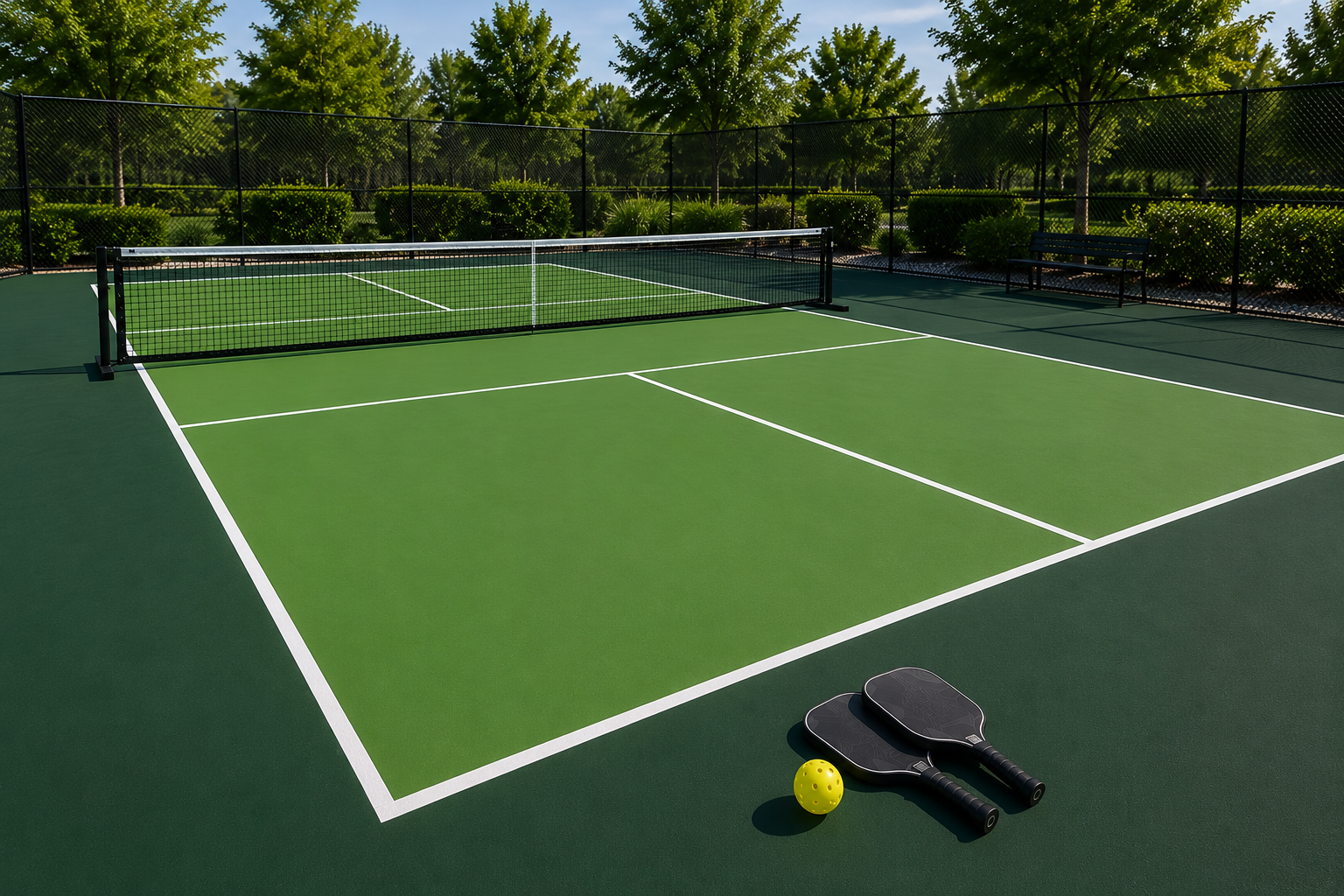 Purple & Navy Blue Court